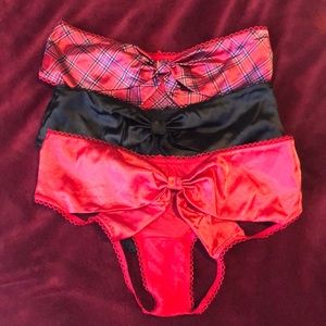 Bow panty set